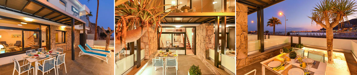 Interiorismo BeachFront Suites Morea espacios comunes